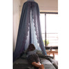 Scallop Embroidered Canopy - Blue