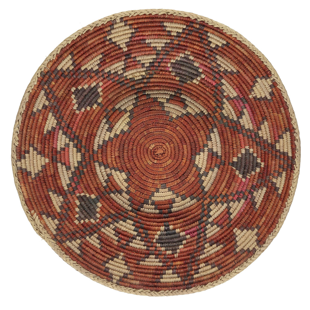 Tribal Hand Woven Coil Basket Bowls - set of 2