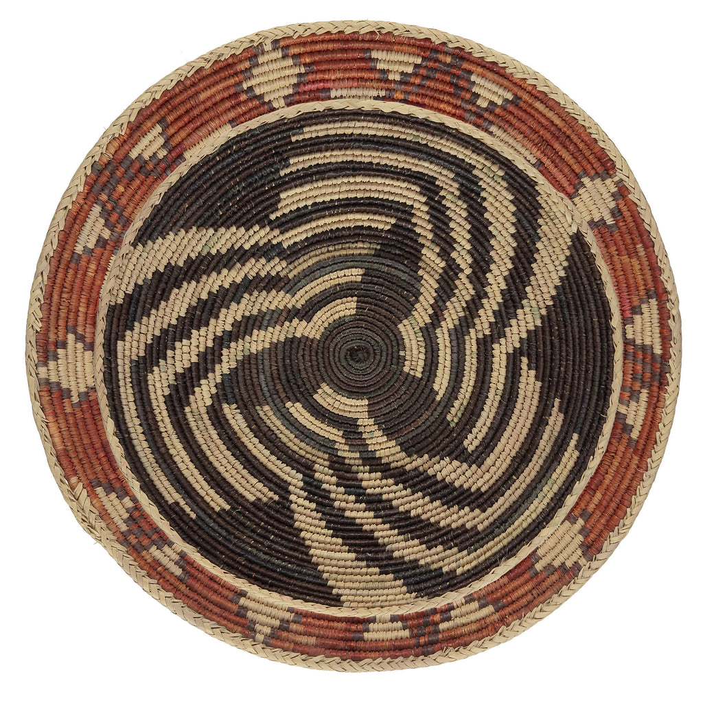 Tribal Hand Woven Coil Basket Bowls - set of 2