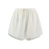 Hand Embroidered Voile Shorts in Skylight