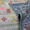 Large Deep Blue Fade Morocco Atlas Mountain Tribal rug - W139cm x L220cm