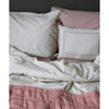 Double Check Ivory/ Clay Duvet Cover