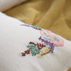 Hand Embroidered Pure Linen Cushion
