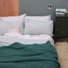 Blue Ticking Stripe Duvet Cover