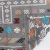 Grey Vintage Morocco Atlas Mountain Tribal rug - W92cm x L126cm