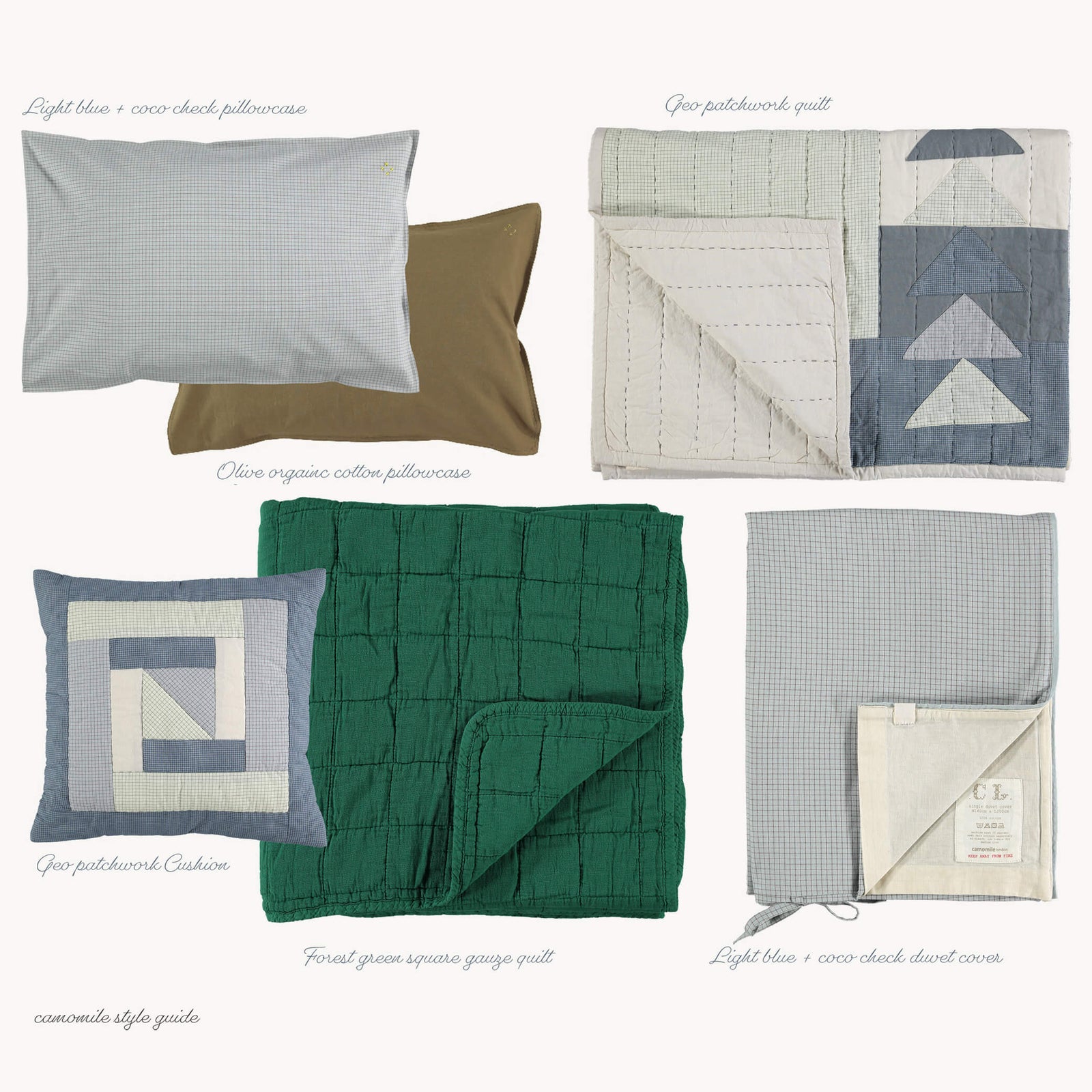 Organic Cotton Pillowcase - Shells