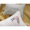 Hand Embroidered Pure Linen Cushion