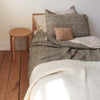Merino Wool Crochet Edge Blanket - Chalk