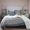 Organic Cotton Percale Petrol Stone Duvet Cover