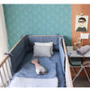 Fitted Sheet - Mini Check Blue