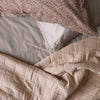 Square Quilted Gauze Blanket - Peach Blossom
