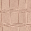 Merino Wool Knitted Baby Blanket - Peach Blossom