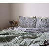Square Quilted Gauze Blanket - Sage