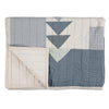 Hand Quilted Geo Patchwork Quilt