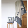 Geo Patchwork cushion - hand quilted