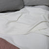 Pin Tuck Embroidered Duvet Cover - Chalk